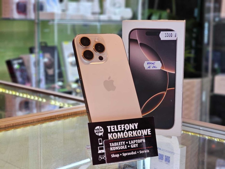 Iphone 16 Pro 128Gb Bat:97% IGŁA/Gwarancja/SklepGSM/Lwsk