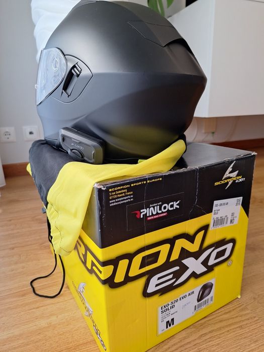 Capacete scorpion exo-520 evo air tam.M