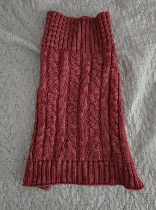 Camisola de malha para cão (porte pequeno)