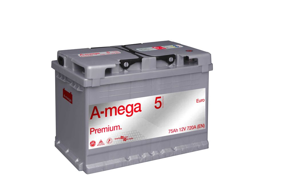 Akumulator Amega 75 Ah 720 A PREMIUM M5