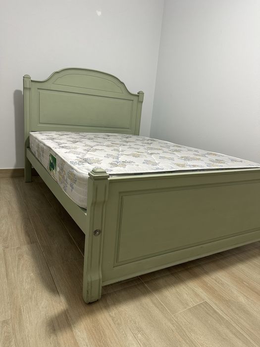 Cama de Casal Verde Oliva