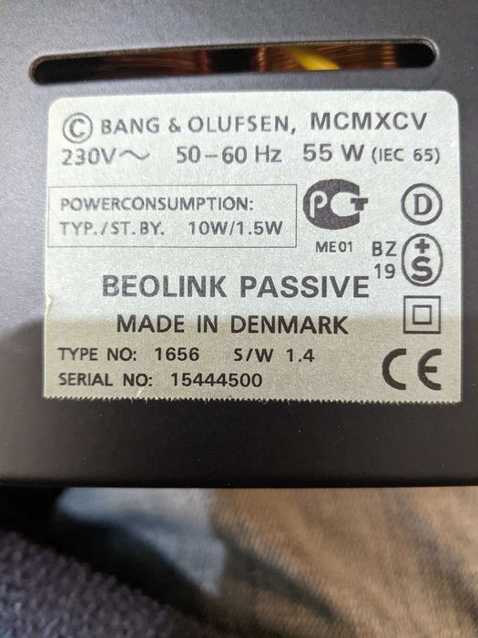 Bang Olufson Beovisio 1