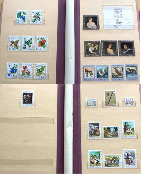 Klaser ze znaczkami, znaczki pocztowe A620