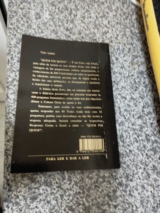 Livro "Quem Foi Quem?"