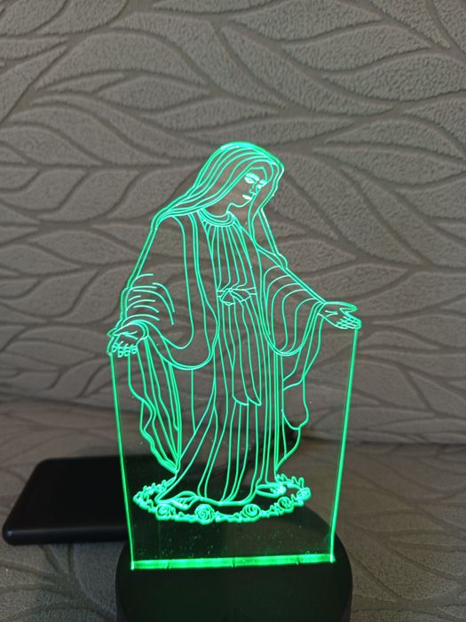 Candeeiro 3D luz noturna.423648208523765761