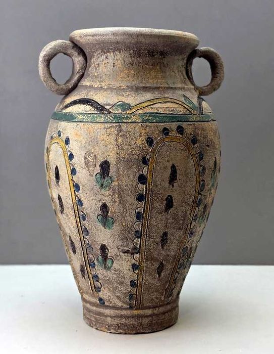 Duża amfora - wazon Huculski XIX wiek Kosowo Unikat