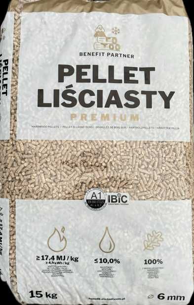 Pellet drzewny Liściasty Premium - dębowy A1