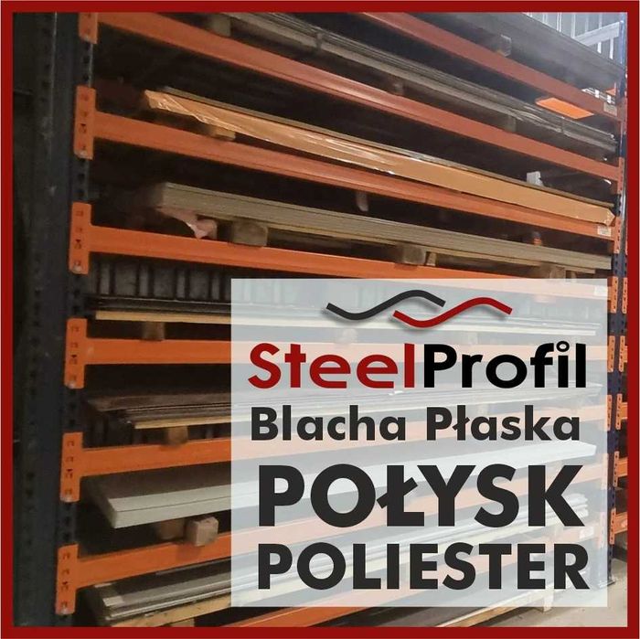 Blacha płaska obróbkowa w arkuszach powlekana poliester połysk mat