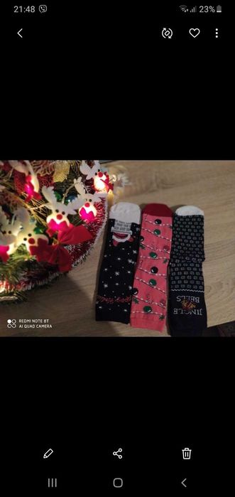 Новогодние Носки 39-42 см