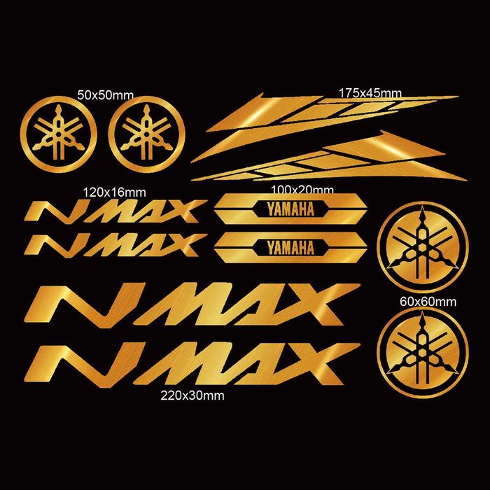 Наклейки вінілові YAMAHA T/X/N  MAX вінілові на пластик