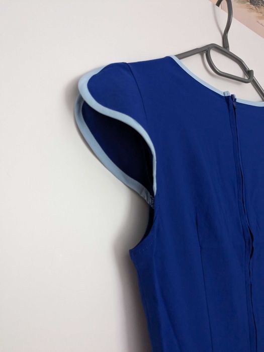 vestido pin-up 50s azul