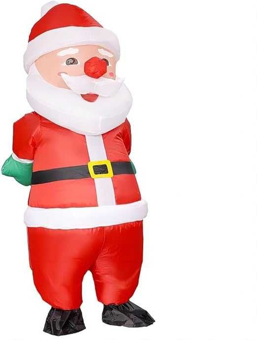 Nadmuchiwany kostium Mikołaja