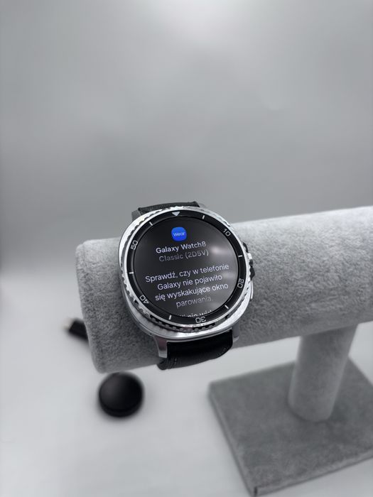 Jak Nowy! Samsung Watch 8 Classic LTE 46mm. Black,od HALOgsm Łódź