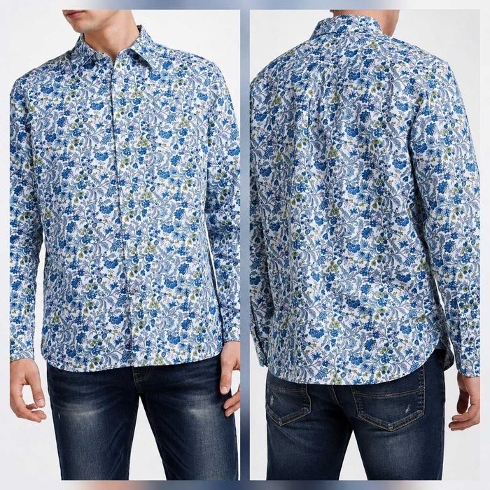 Рубашка John Lewis & Partners Goa® лён-хлопок, XL-XXL