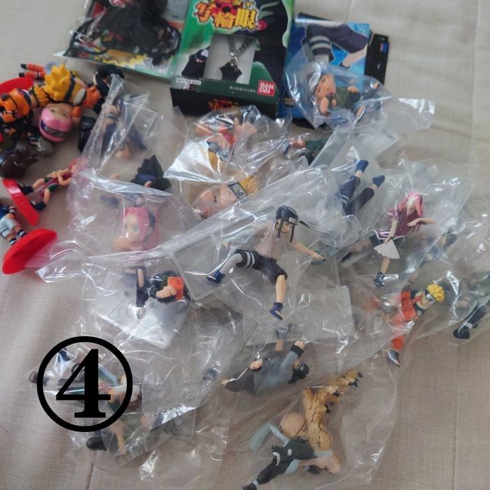 Lote Bandai Naruto Shippuden Ningyou Collection & Naruto Coca Cola Set