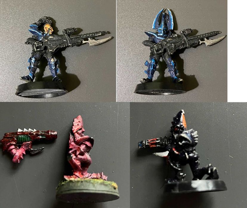 Dark Eldar Kabalite 2x Warrior /w Splinter Cannon + 2x Assault Weapons