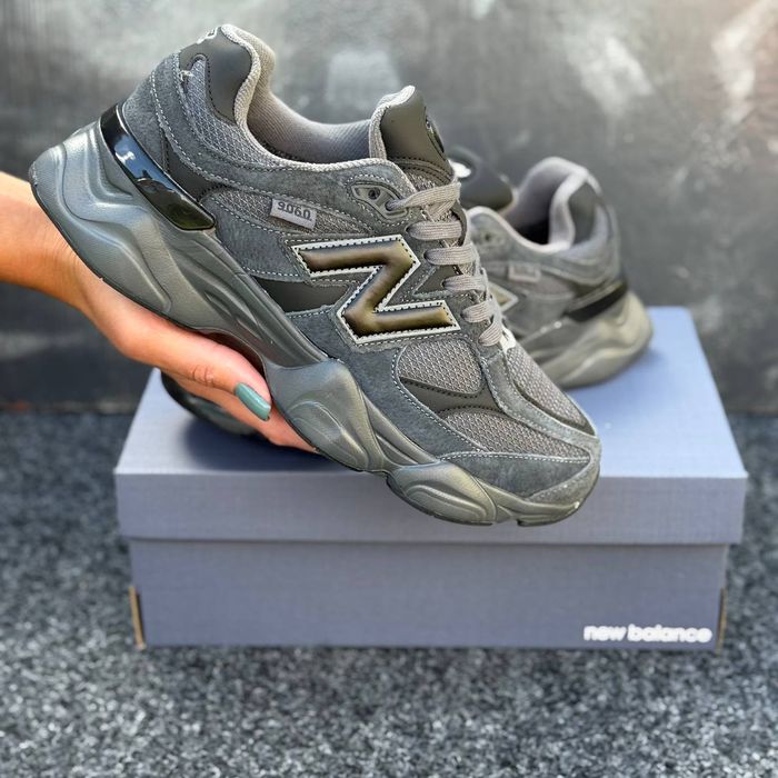 Кросівки осінні-зимові New Balance 9060 Gore-Tex Grey premium | Кроссовки чоловічі