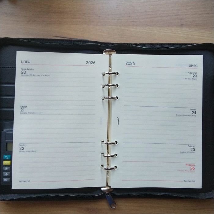 Organizer, kalendarz A 5