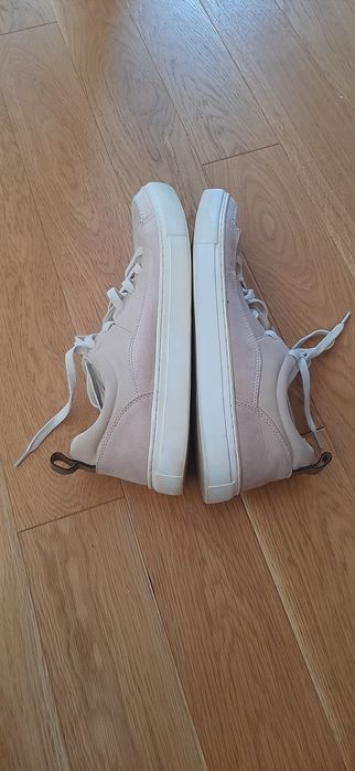 Beżowe nude buty trampki tenisówki TOPMAN 45 rozmiar