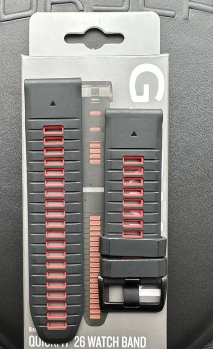 Garmin Pasek Fenix 7X Pro , QuickFit 26 mm, silikonowy, Oryginalny