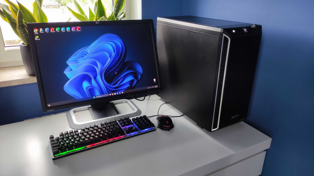 Zestaw Gamingowy - Komputer Ryzen R3 3100 RTX 2060 12 GB RAM 16 GB DDR4 SSD NVME 240 M2 1TB HDD + monitor 26 cali FullHD+ Myszka, klawiatura, Office