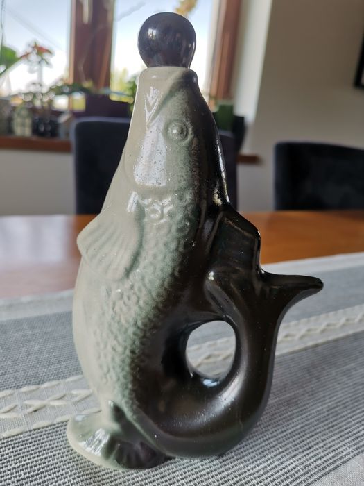 Karafka ryba ceramiczna wys. 23 cm