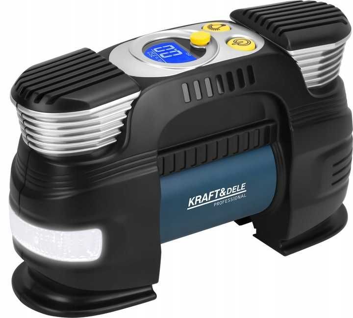 Kompresor Samochodowy Sprężarka 7BAR 250W LED Kraft New Model