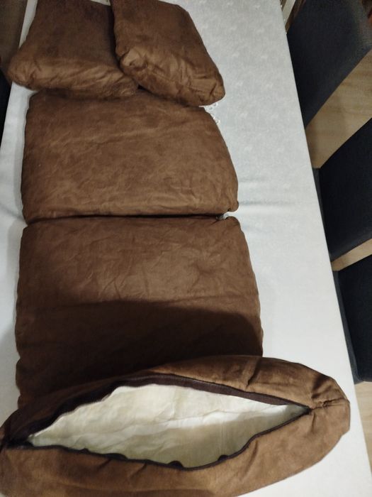 Poduszki poduszka  niebieskie brązowe