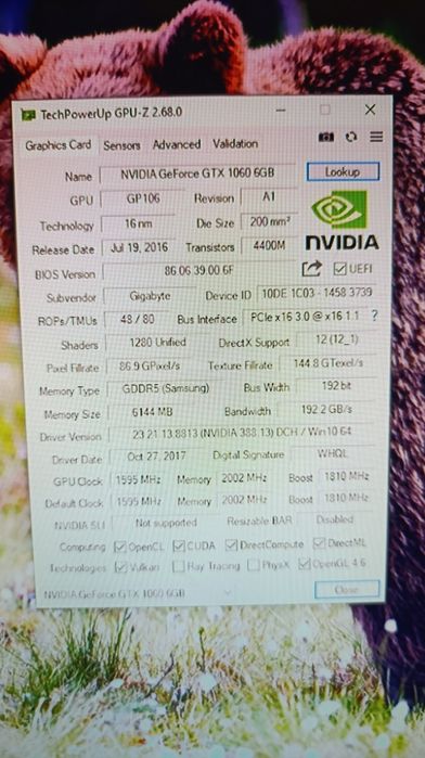Пк gtx 1060 6gb, e5-2630, 16gb, ssd 240gb
