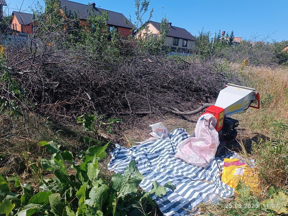 Оренда подрібнювача гілок Arpal,бензопили Dnipro M