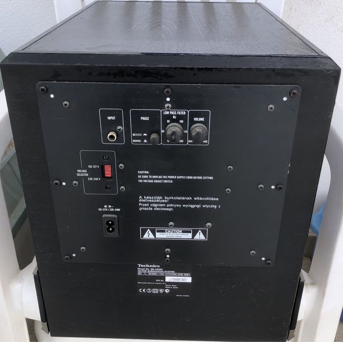 Technics subwoofer activo SB-AS 500
