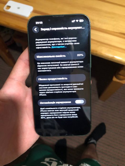 iphone 13 128 gb battery 89%