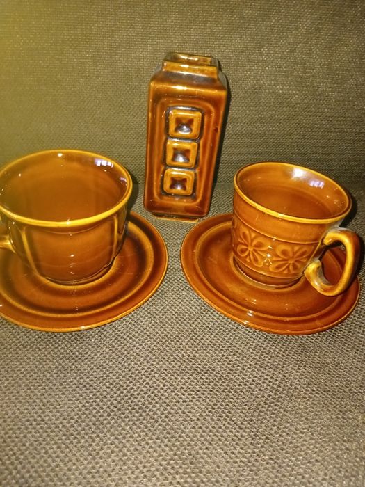 Pruszków wazonik  i 2 filiżanki