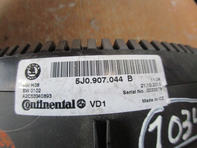 Comando chauffage / sofagem SKODA Fabia II Break (545, 5J)
