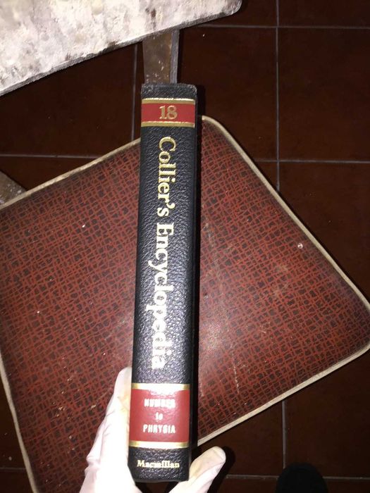 livro enciclopedia collier's 18