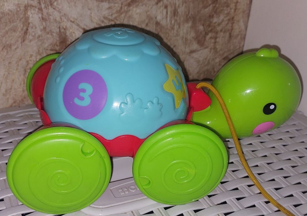 Каталка на мотузці "Вчена черепашка" Fisher-Price