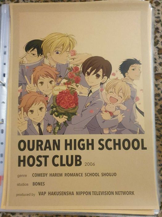 Plakat Ouran High School Host Club A3 30x42 idealny na prezent