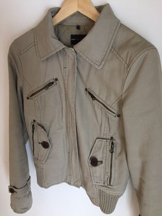 Casaco Acolchoado Cor Neutra e Linda da Mango - Perfeito Estado