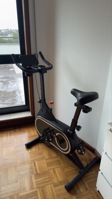 Bicicleta estática 93x48,5x102-112 cm preto SPORTNOW