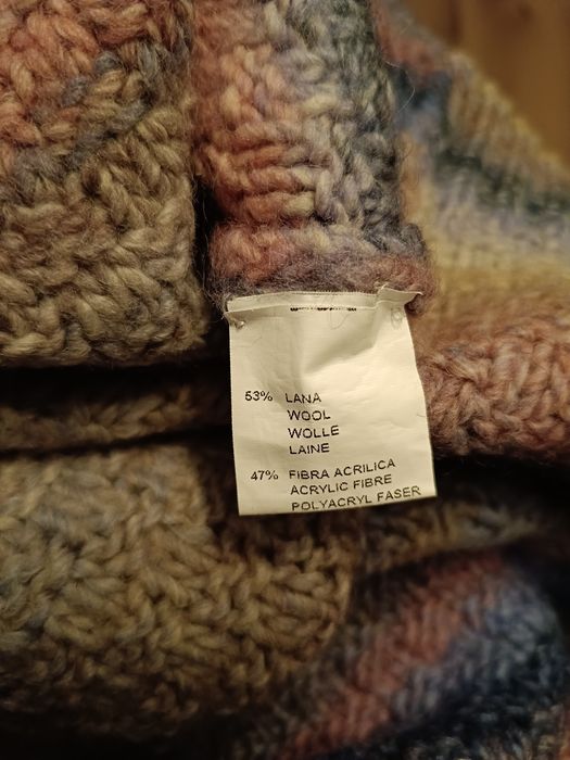 Project AJ117 Copenhagen sweter z wełną wełniany ombre pastelowy skandynawski