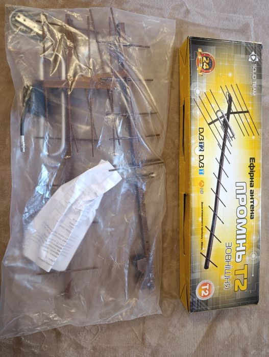 Эфирная наружная антенна Т2, Промінь, Украина