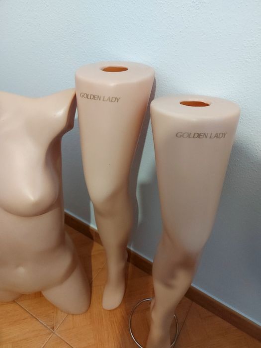 Busto manequim + pernas manequim