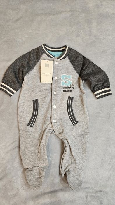 Pajacyk 56 dresik bluza dres cool club newborn next