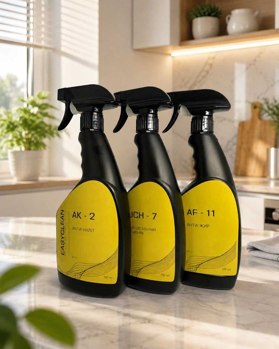 Набір професійної хімії EasyClean для дому — 3 засоби всього за 499 грн