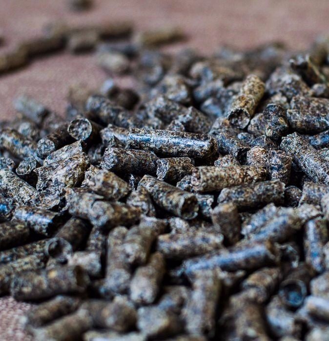 Сухий гранульований жом