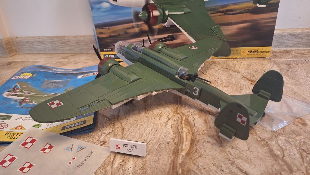 Klocki Cobi Łoś PZL. 37B