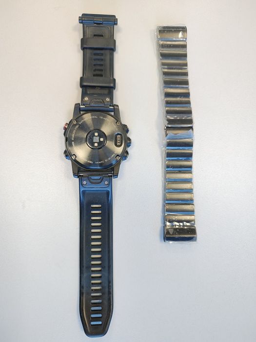 Garmin fenix 5X Sapphire + nowa tytanowa bransoleta | Mapy | stan BDB