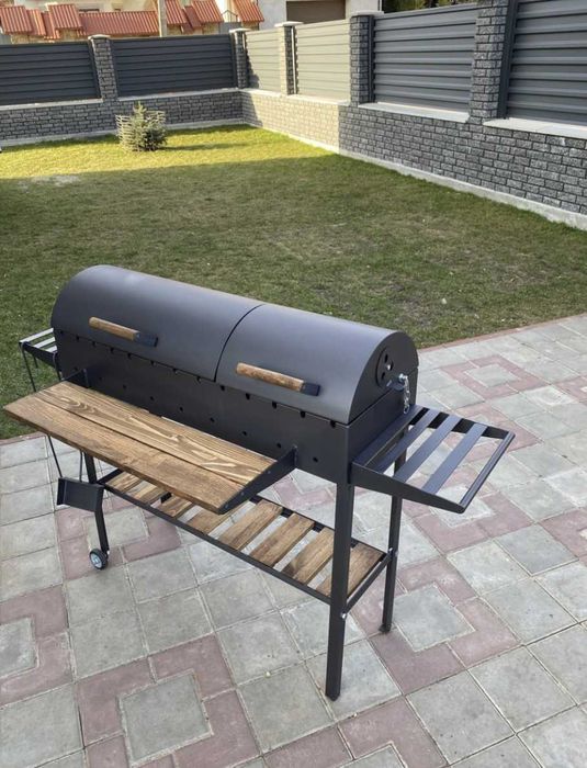 Мангал гриль барбекю метал 5 мм на 13 шампурів ВСЕ В КОМПЛЕКТІ