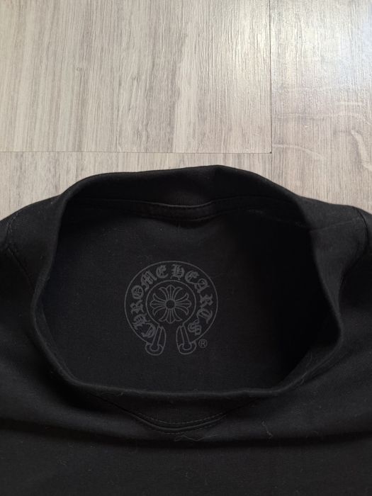 Czarna koszulka chrome hearts