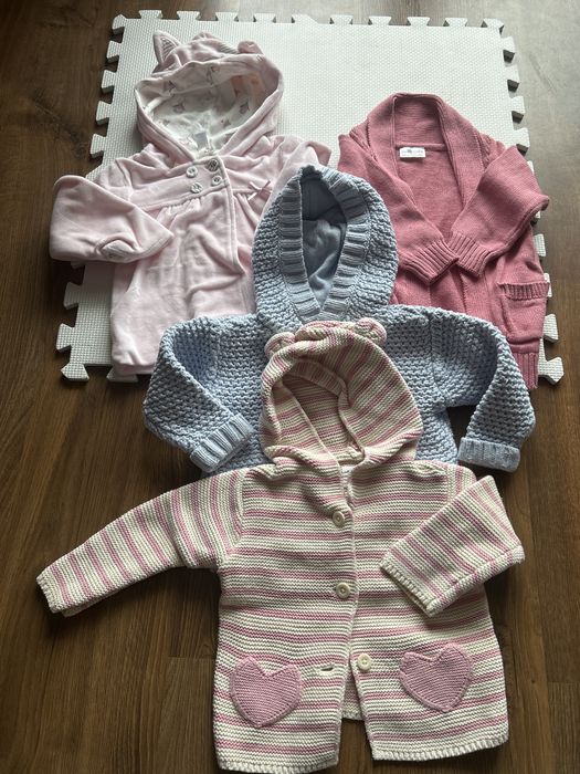 Sweterki rozmiar 80 dla dziewczynki